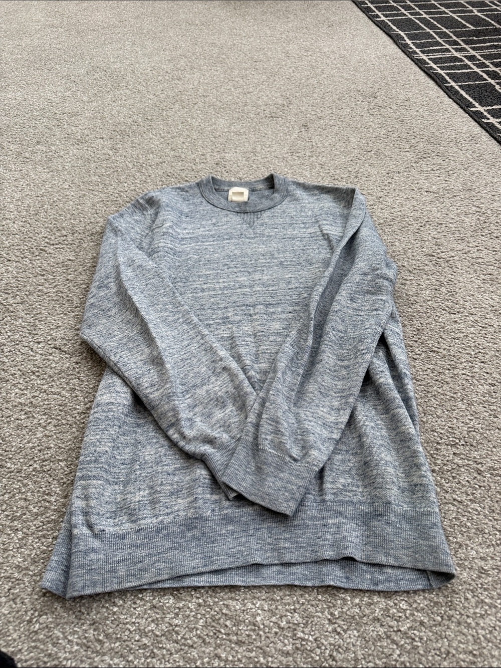 H&M Men's Crewneck Sweater in Light Heather Gray